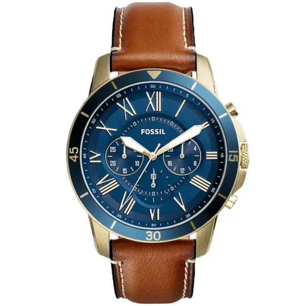 Fossil FS-5268 Grant Leather Band Men Watch