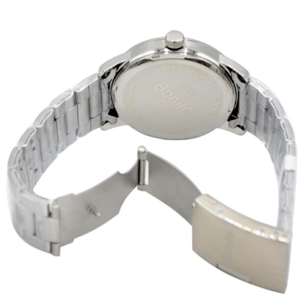 Bonito K-6123-WHT Metal Band Men Watch - Image 3