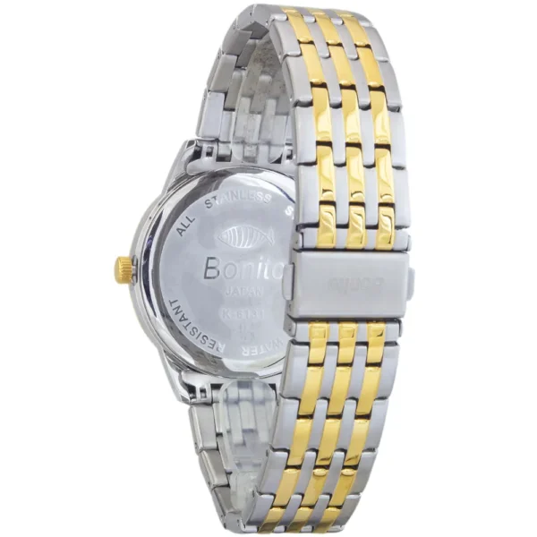 Bonito K-6131-TT-BLU Metal Band Men Watch - Image 3