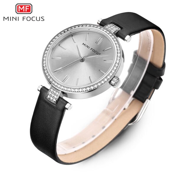 Mini Focus MF0039L-03 Leather Strap Woman Watch - Image 2