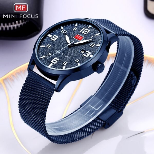 Mini Focus MF0158G-06 Mesh Band Men’s Watch - Image 3