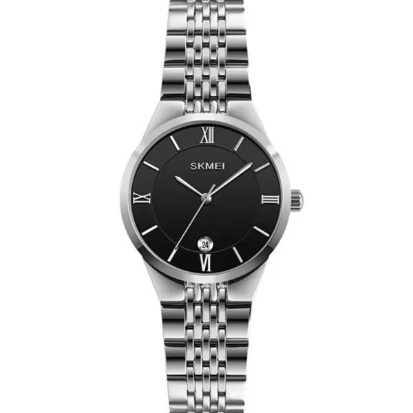 Skmei Q023-CH-BLK Metal Band Women Watch