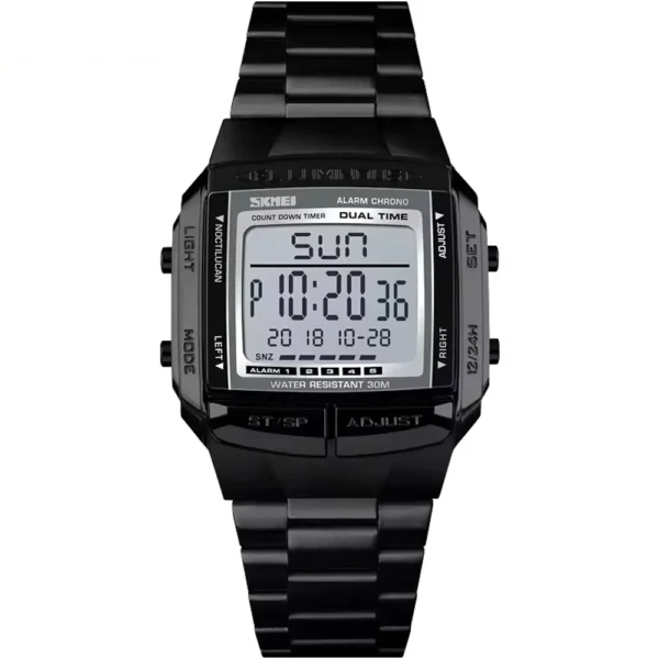 Skmei 1381-G-BLK Digital Men Watch