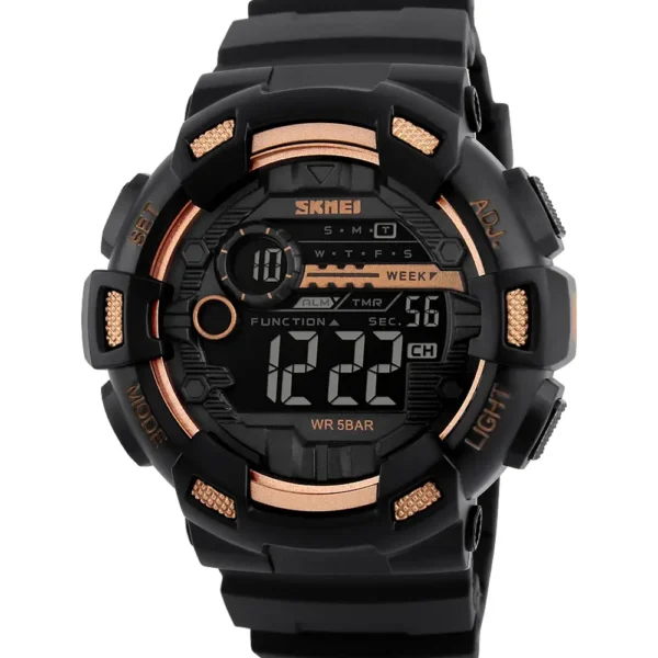 Skemi 1243-G-RS-BLK Digital Men Watch