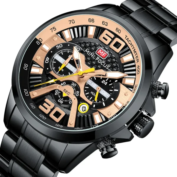 Mini Focus MF0336G-05 Metal Band Men Watch - Image 2